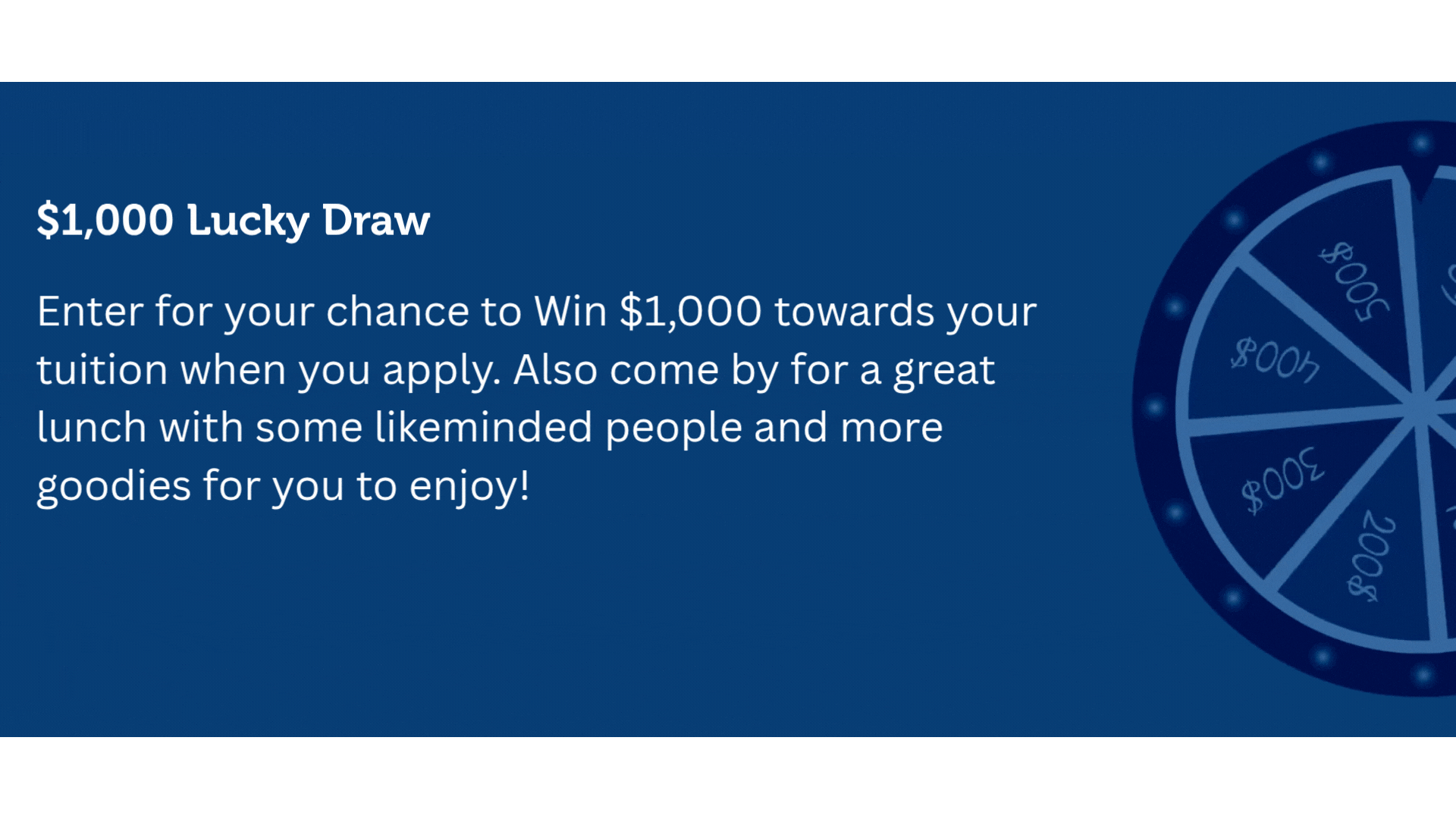 $1,000 Lucky Draw