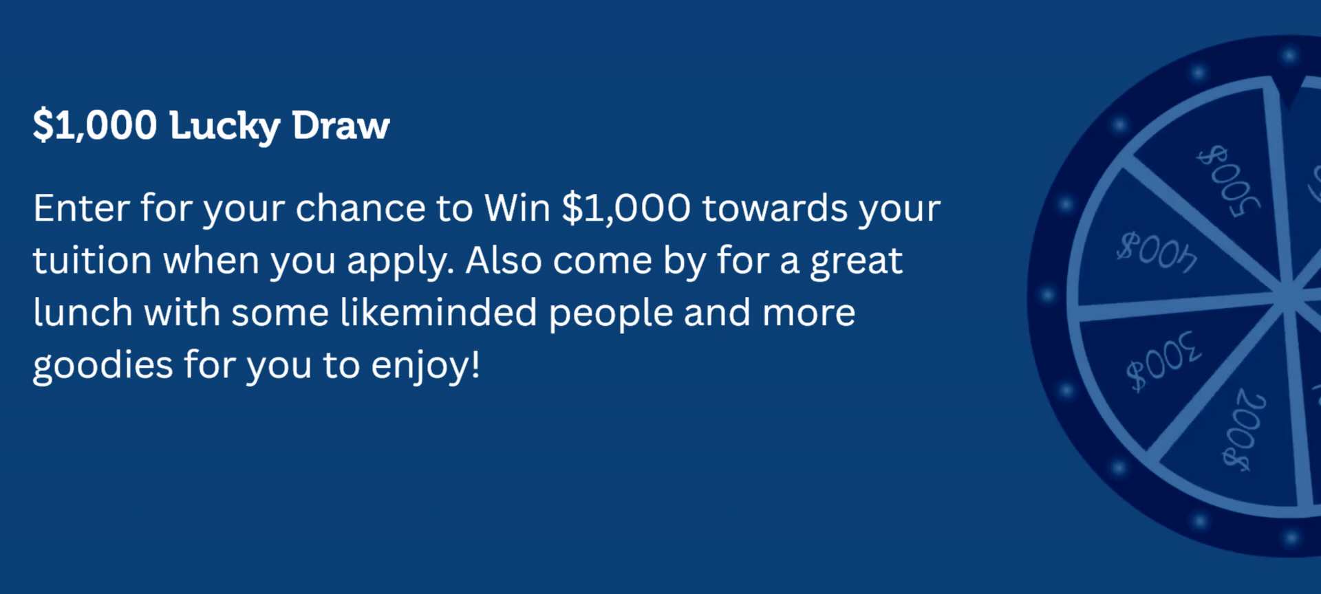 $1000 Lucky Draw
